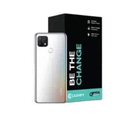 Refurbished OPPO A15s rainbow silver Back Box