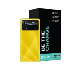 Refurbished POCO X4 Pro 5G laser blue back Box