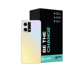 Refurbished OPPO F21s Pro Dawnlight Gold back Box