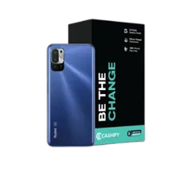 Refurbished Xiaomi Redmi Note 10T 5G metallic blue back Box
