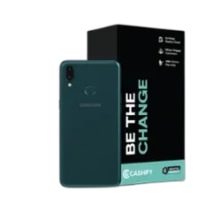 Refurbished Samsung Galaxy A10s Green Back Box