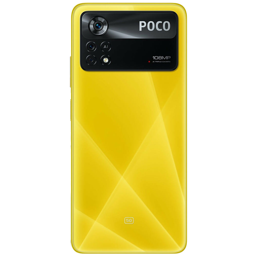 Refurbished POCO X4 Pro 5G laser blue back