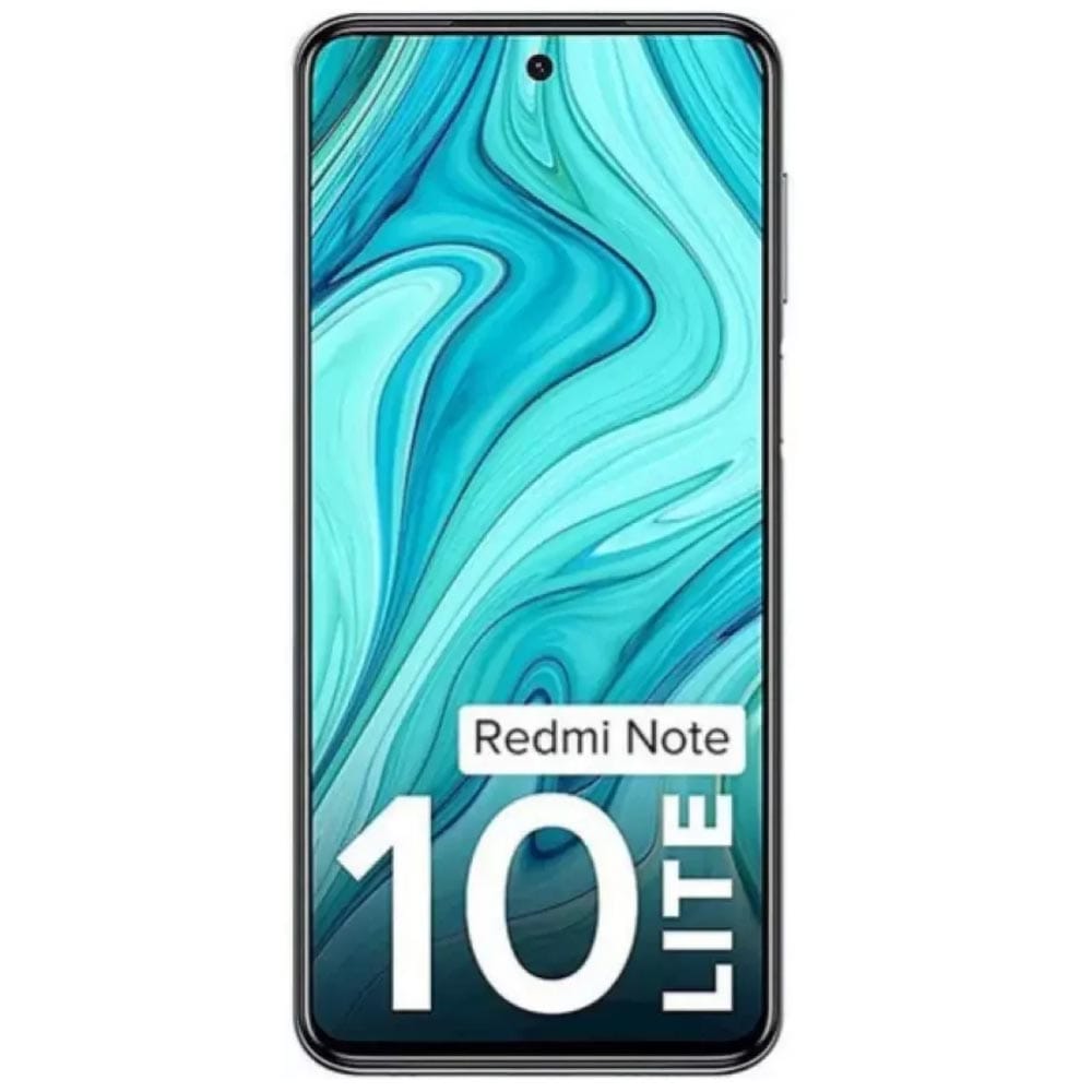 Refurbished Xiaomi Redmi Note 10 Lite Interstellar Black Back front