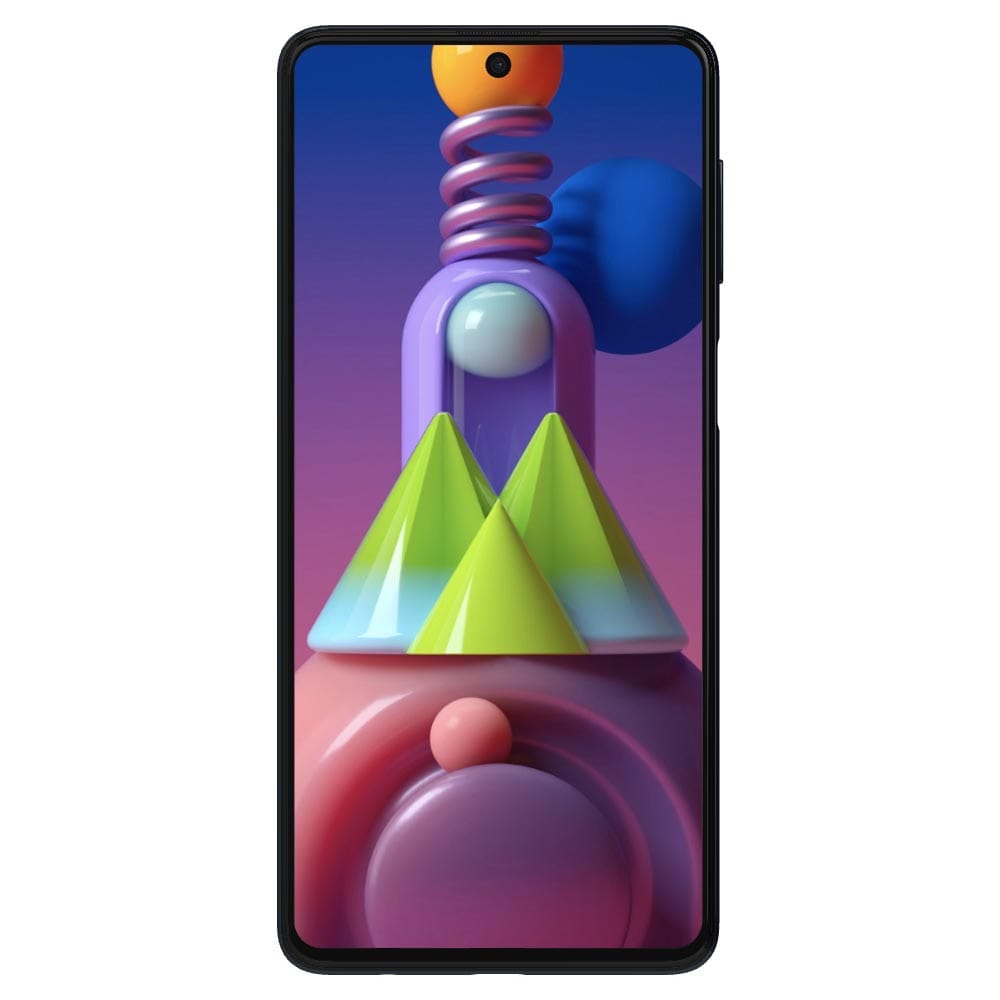 Refurbished Samsung Galaxy M51 Celestial Black front