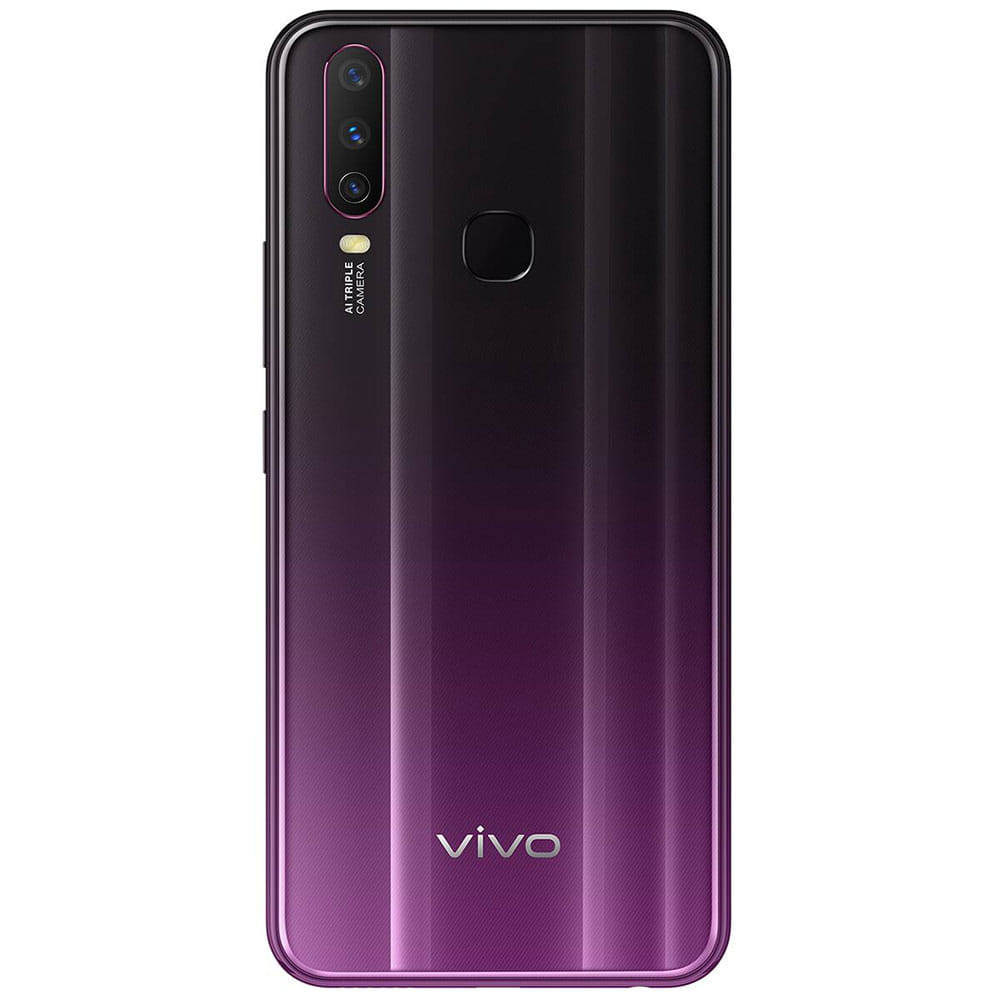 Refurbished Vivo Y17 Mystic Purple Back