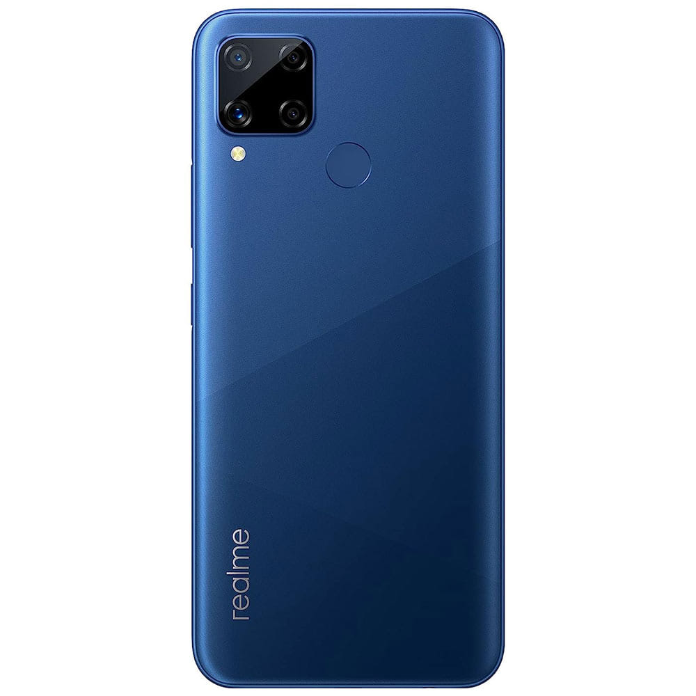 Realme C15 - Refurbished_Power Blue_Back_46263