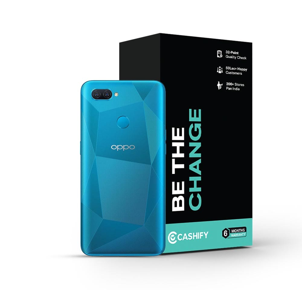 OPPO A12 - Refurbished_Blue_Phone With Box_59000