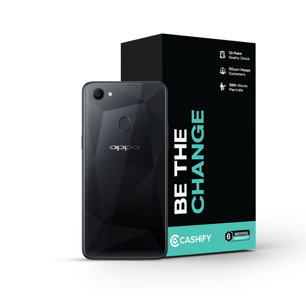 Refurbished OPPO F7 Black back Box