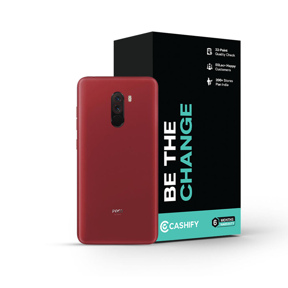 POCO F1 - Refurbished_Rosso Red_Phone With Box_49541