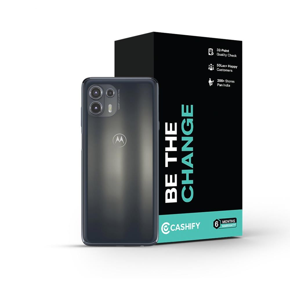 Refurbished Motorola Moto Edge 20 Fusion Electric Graphite Back Back Box