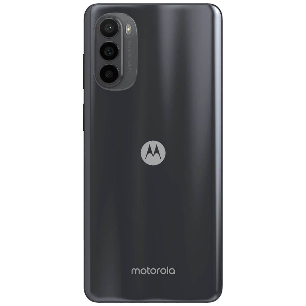 Refurbished Motorola Moto G52 Charcoal Grey Back