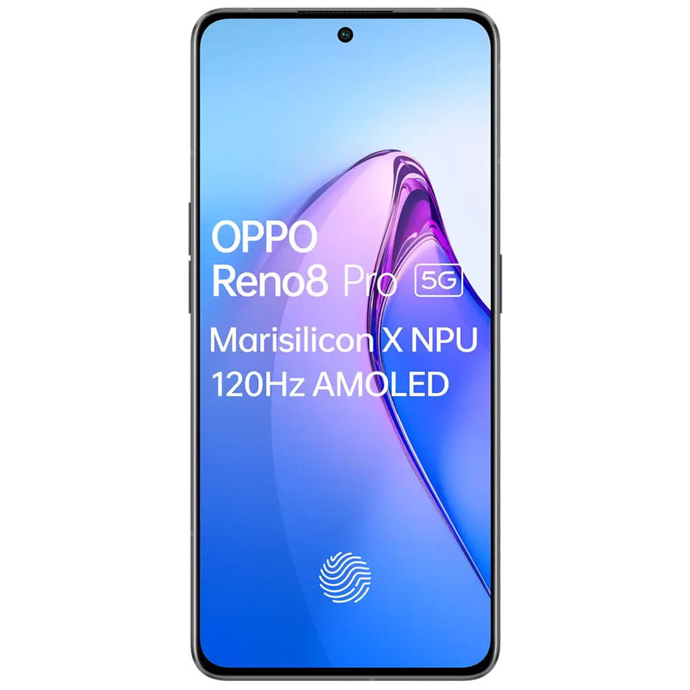 Refurbished OPPO Reno8 Pro 5G Black Front