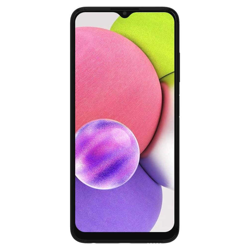 Refurbished Samsung Galaxy A03s Black Front