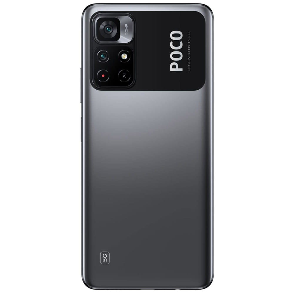 POCO M4 Pro 5G - Refurbished_Power Black_Back_49608