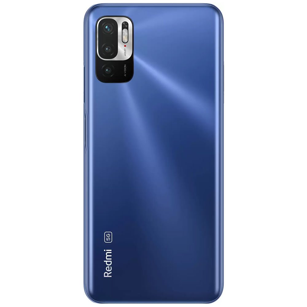Refurbished Xiaomi Redmi Note 10T 5G metallic blue back