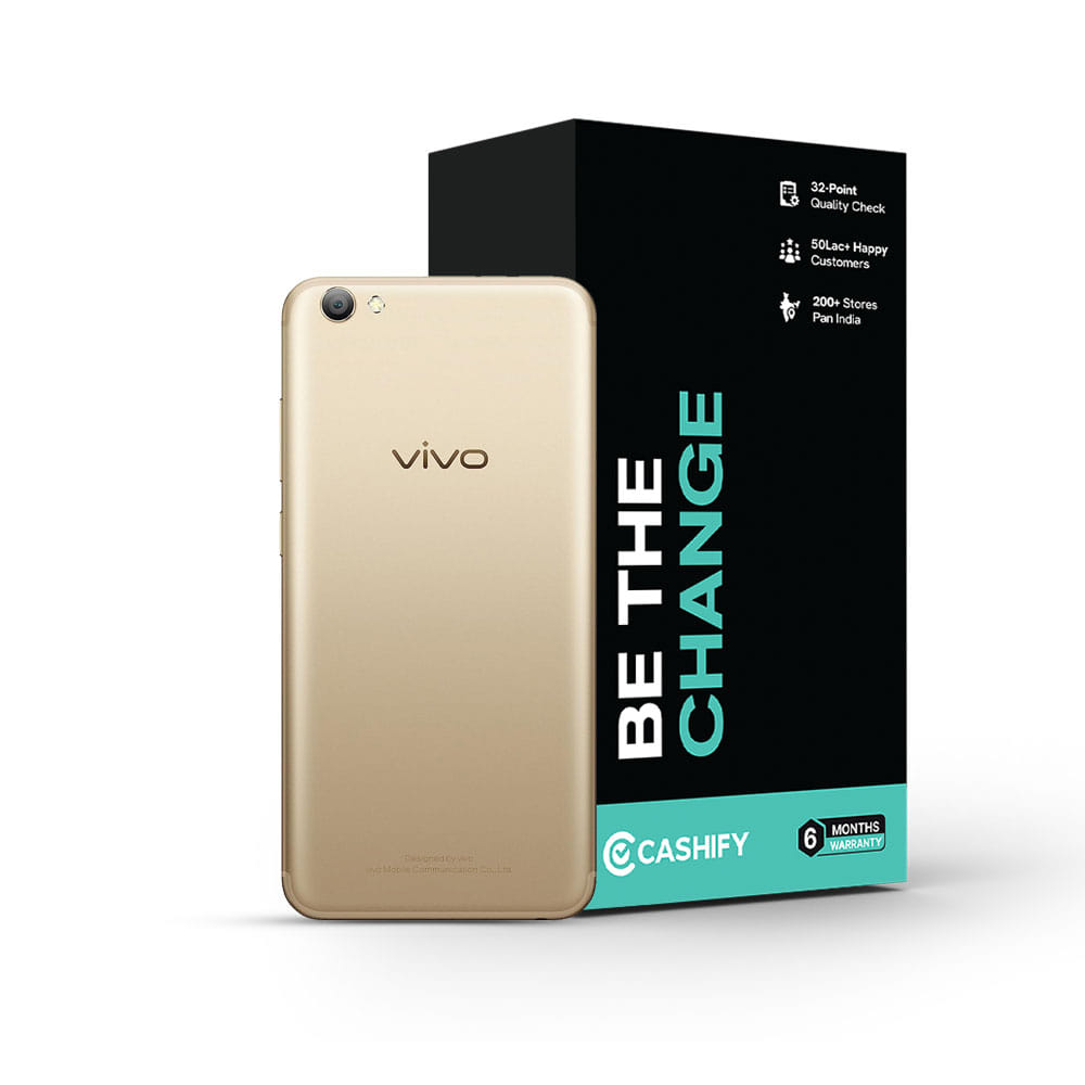Refurbished Vivo V5s Crown Gold Back Box