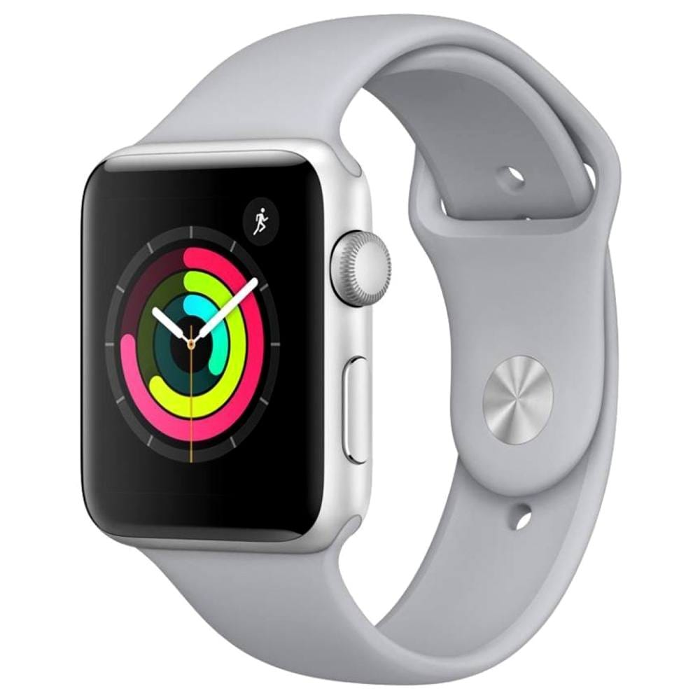 Apple Watch Series 3 (42mm, GPS Only)- Refurbished- Silver Aluminum