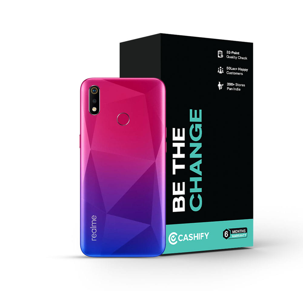 Realme 3i - Refurbished_Diamond Red_Phone With Box_49642