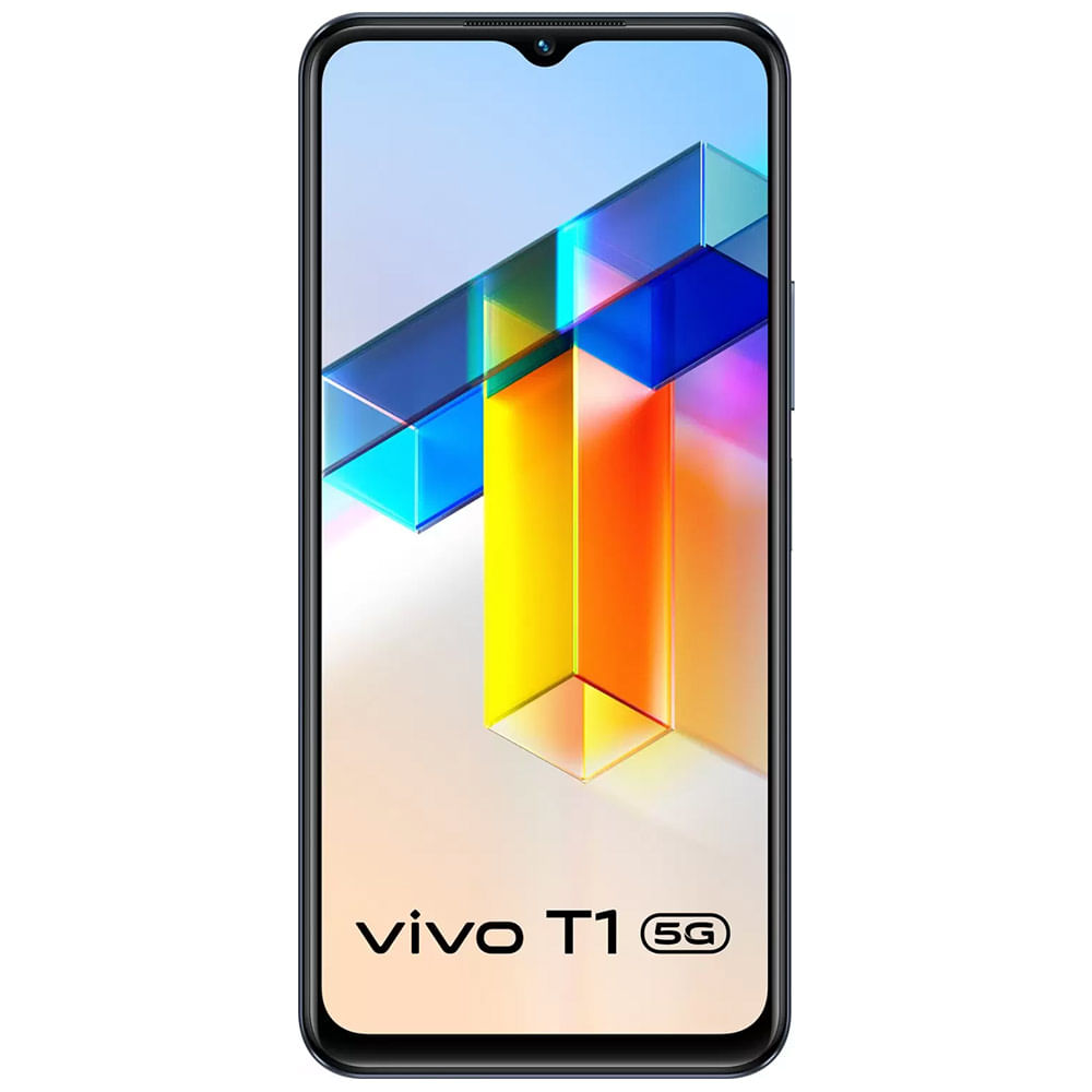 Vivo T1 5G - Refurbished_Starlight Black_Front_53699