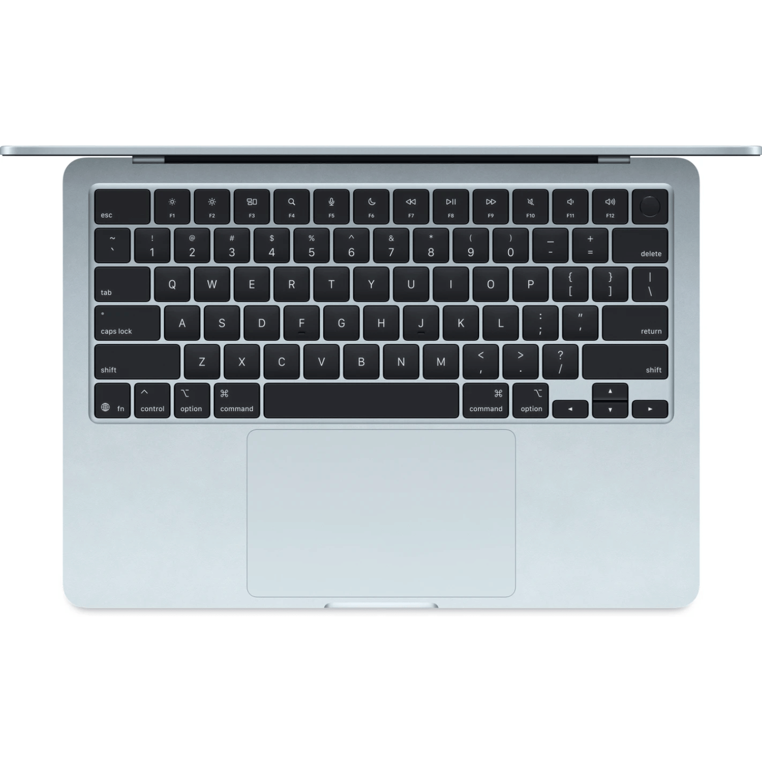 Apple Macbook Air 2025 A3240 (Apple M4 13.3 Inch)- Refurbished_Sky Blue_Top_90354