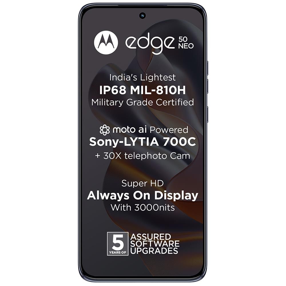 Motorola Moto Edge 50 Neo - Refurbished_Pantone Grisaille_Front_52022