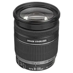 Canon EF-S 18 - 200 mm f/3.5-5.6 IS Standard Zoom Lens - Refurbished Superb - Black - Refurbished_Black_Top_114233