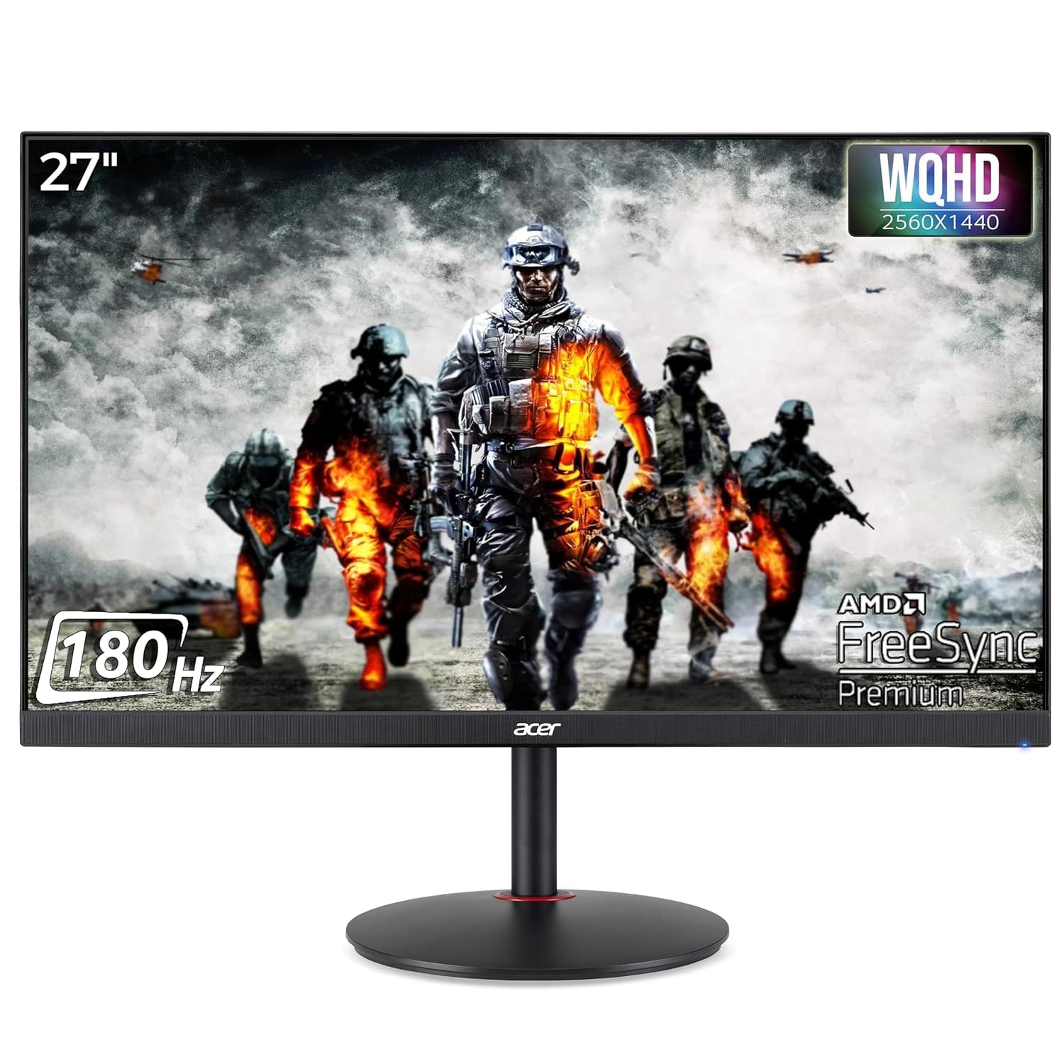 Acer XV272U V3 27 Inch 180 Hz WQHD IPS Monitor - Unboxed