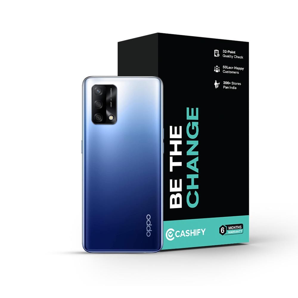 OPPO F19 - Refurbished_Midnight Blue_Phone With Box_49514