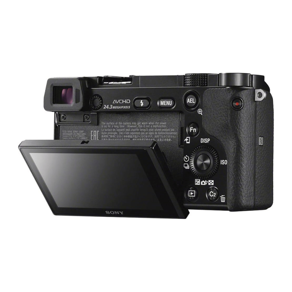 Sony Alpha A6000  Mirrorless Camera - Refurbished_Black_Left Side_59643