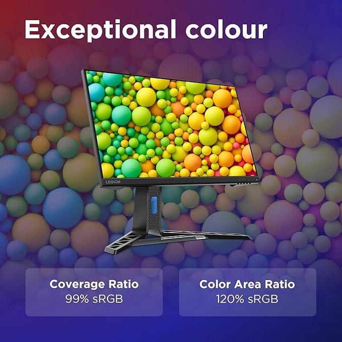 Lenovo Legion R24e 24 Inch IPS 180 Hz FHD Gaming Monitor  - Unboxed_Black_Left Side_88487