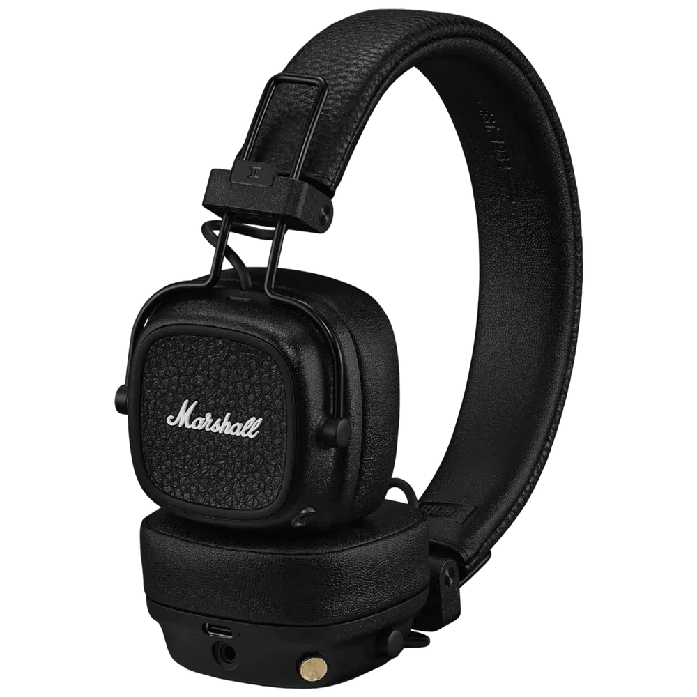 Marshall Major V Wireless On- Unboxed_Black_Front_62913