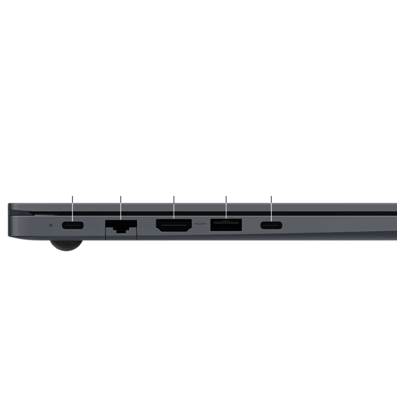 Samsung Samsung N Series NP750XGJ (Intel Core i5 13th Gen 15.6 Inch)- Refurbished_Gray_Left Side_123585