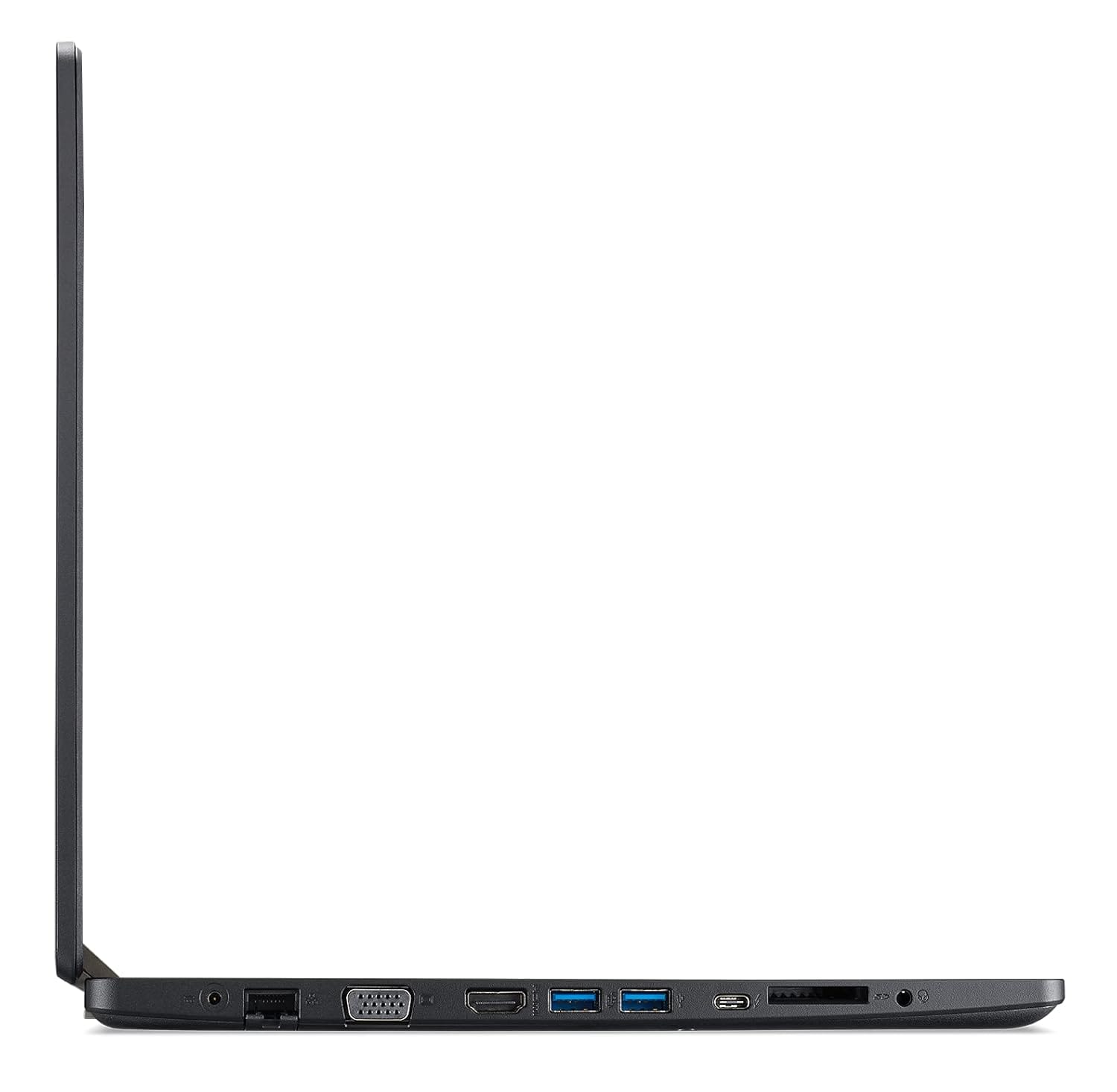 Acer TravelMate P2 Series P215-53 (Intel Core i5 11th Gen 15.6 Inch)- Refurbished_Black_Left Side_86871