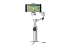 Insta360 Flow 2 AI Tracker Bundle Mobile Gimbal  - Unboxed_Stone Gray_Front_87426