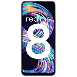Refurbished Realme 8 Cyber Silver Front