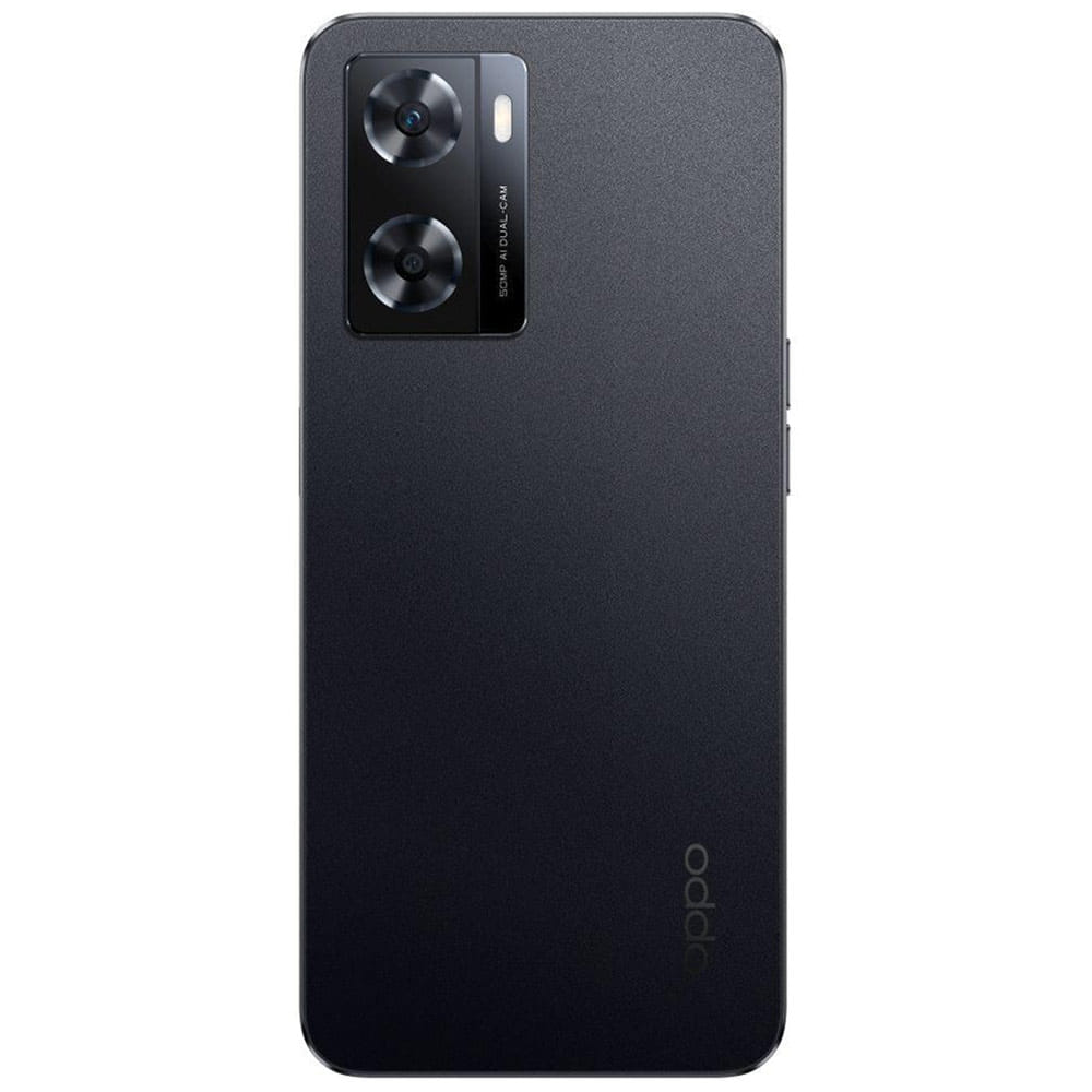 OPPO A77 2022 - Refurbished_Midnight Black_Back_46704