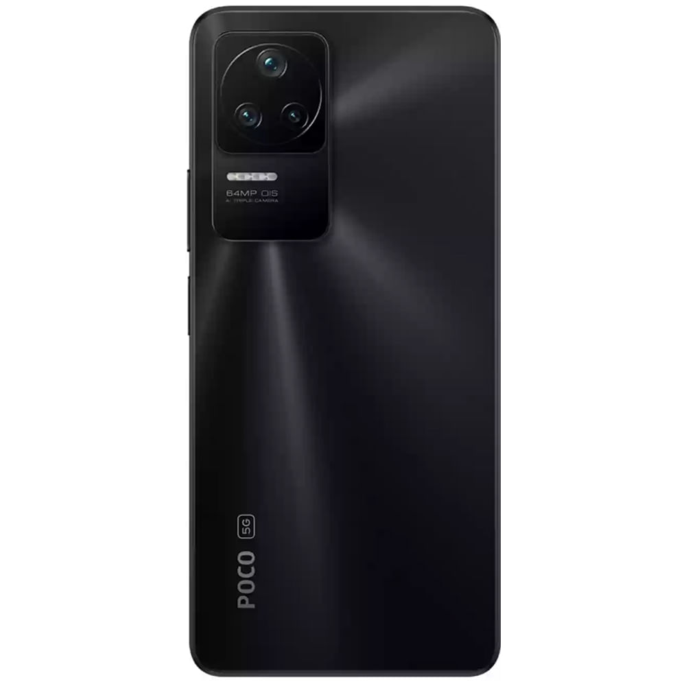 POCO F4 5G - Refurbished_Night Black_Back_53476