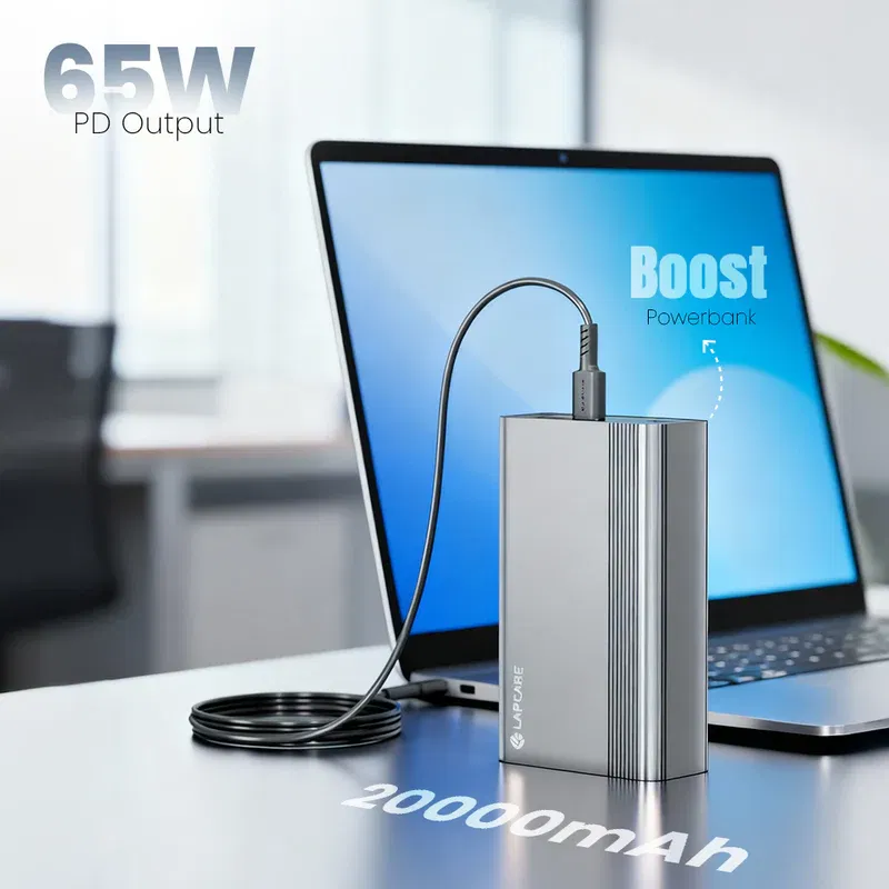 Lapcare Boost 65W 20000Mah - Powerbank - New - Grey_All_Others_90793