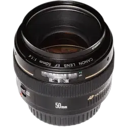 Canon EF 50 mm f/1.4 USM Standard Prime Lens - Refurbished Good - Black - Refurbished_Black_Bottom_114724