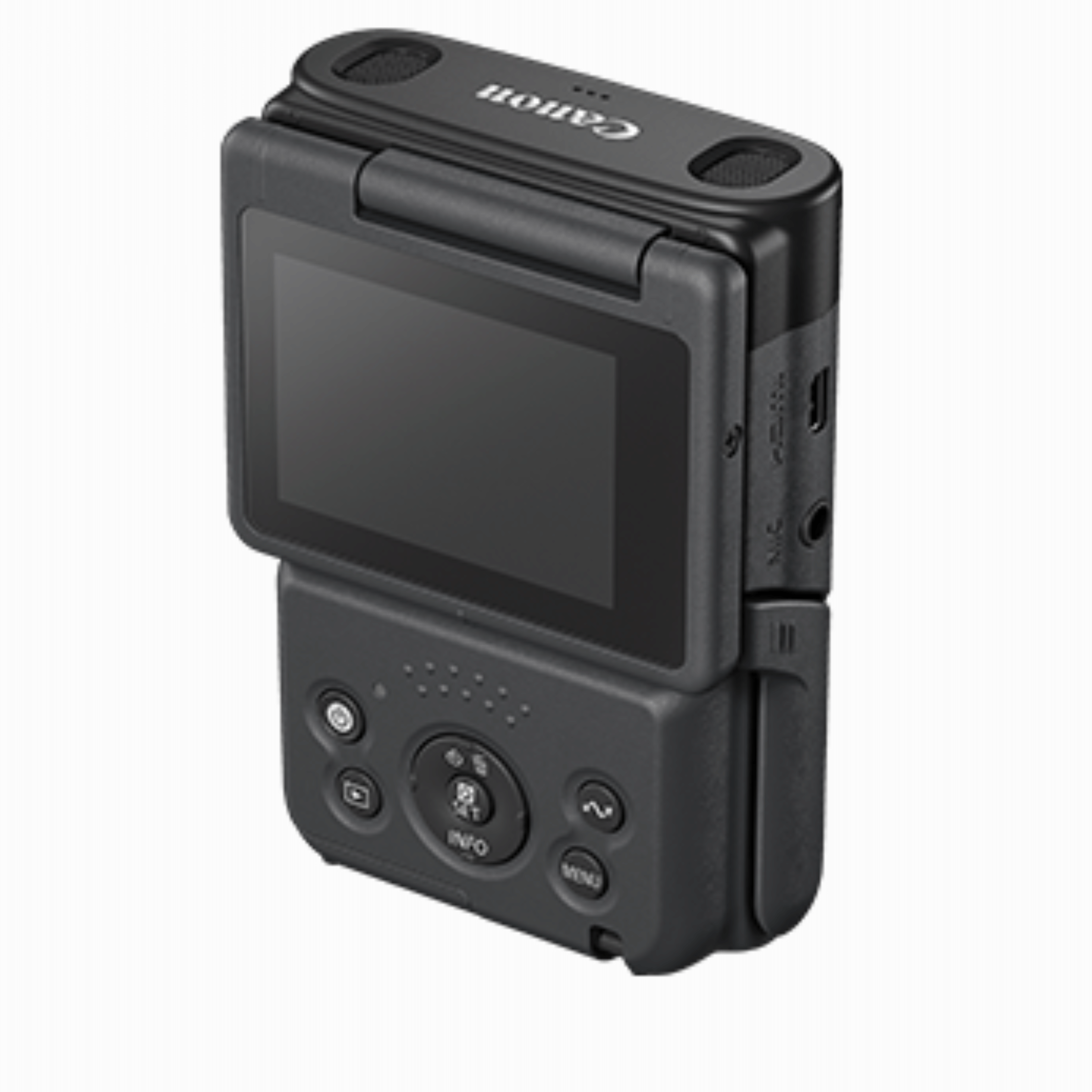 Canon PowerShot V10 13.1MP DSLR Camera - Refurbished_Black_Back_123605