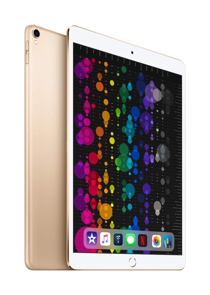 Apple iPad Pro 2017 (10.5 inch, Wifi+Cellular)- Refurbished_Gold_Left Side_89811
