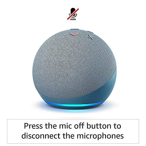Amazon Echo Dot (4th Gen) with Alexa - Refurbished Superb - Blue_Blue_Top_86709