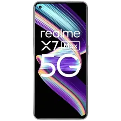 Realme X7 Max 5G - Refurbished_Mercury Silver_Front_46359