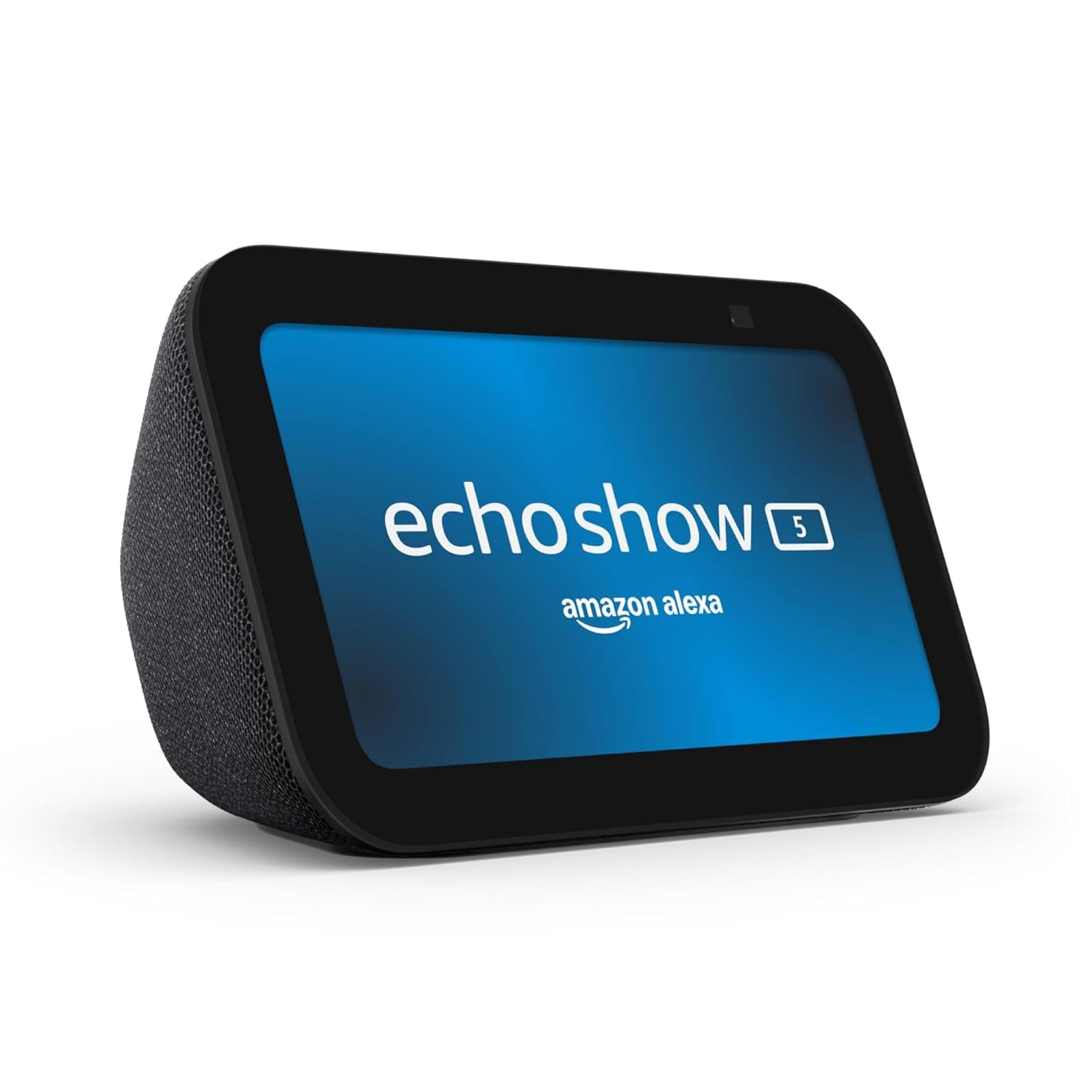 Amazon Echo Show 5 (2nd Gen) with 5.5" screen and Alexa - Refurbished Superb - Black_Black_Top_86704