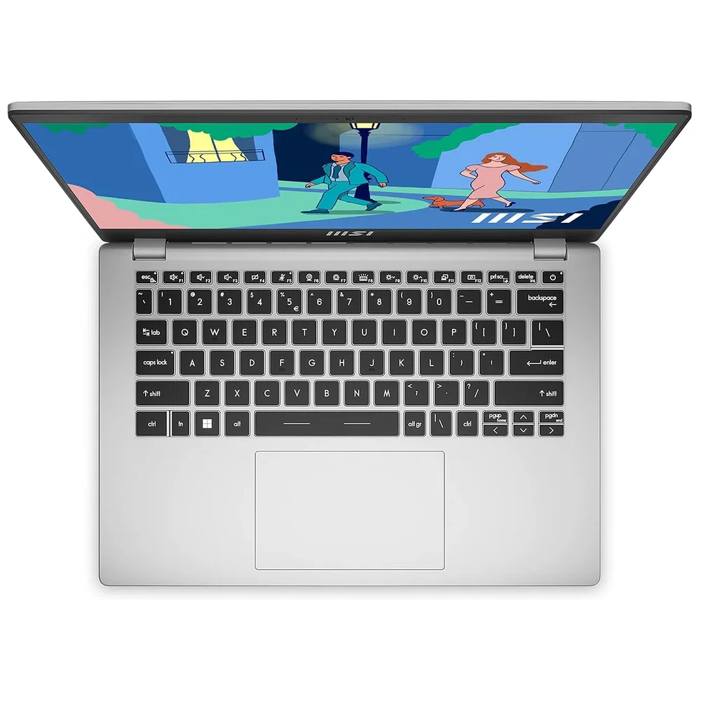 MSI Modern Series 14 C13M (Intel Core i3 13th Gen 14 Inch)- Refurbished_Silver_Top_133040