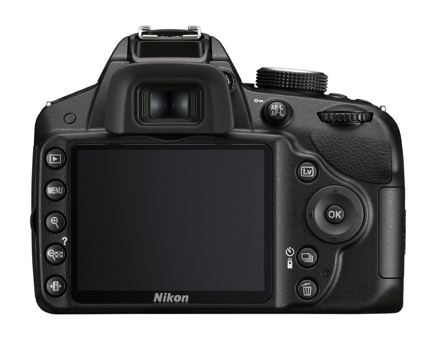 Nikon D3200 24.2MP DSLR - Refurbished_Black_Back_58261