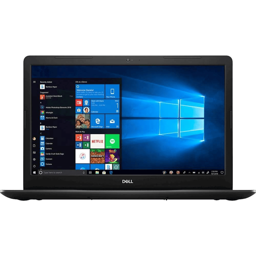 Inspiron 3000 Series Inspiron 3793 (Intel Core i7 10th Gen 17.3 Inch)- Refurbished_Black_Front_52616