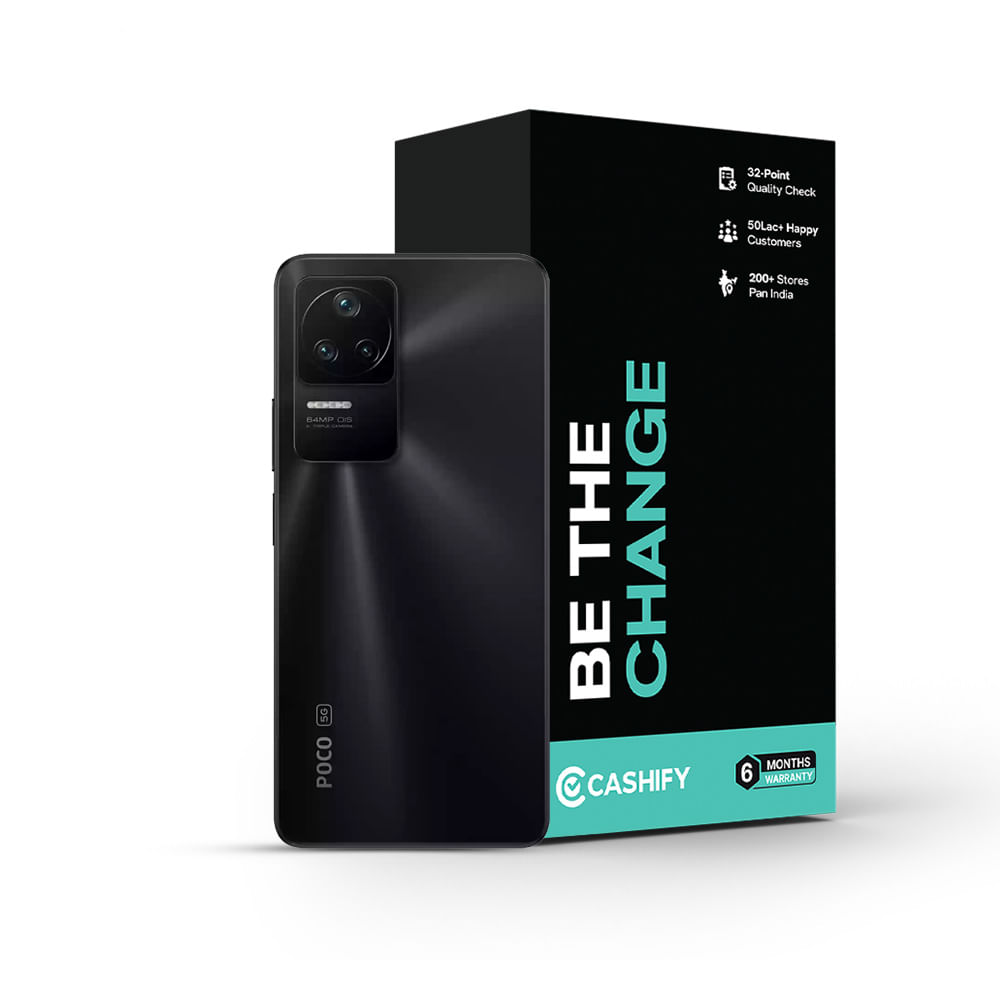 POCO F4 5G - Refurbished_Night Black_Phone With Box_53482