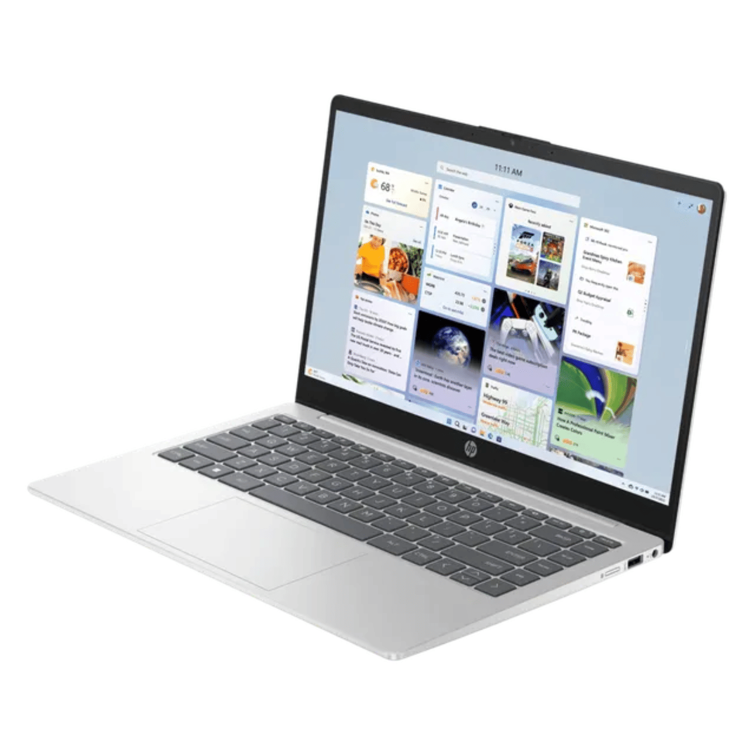 HP/Compaq HP 14 Series 14-gr0002tu (Intel Core i5 13th Gen 14 Inch)- Refurbished_Silver_Top_123013