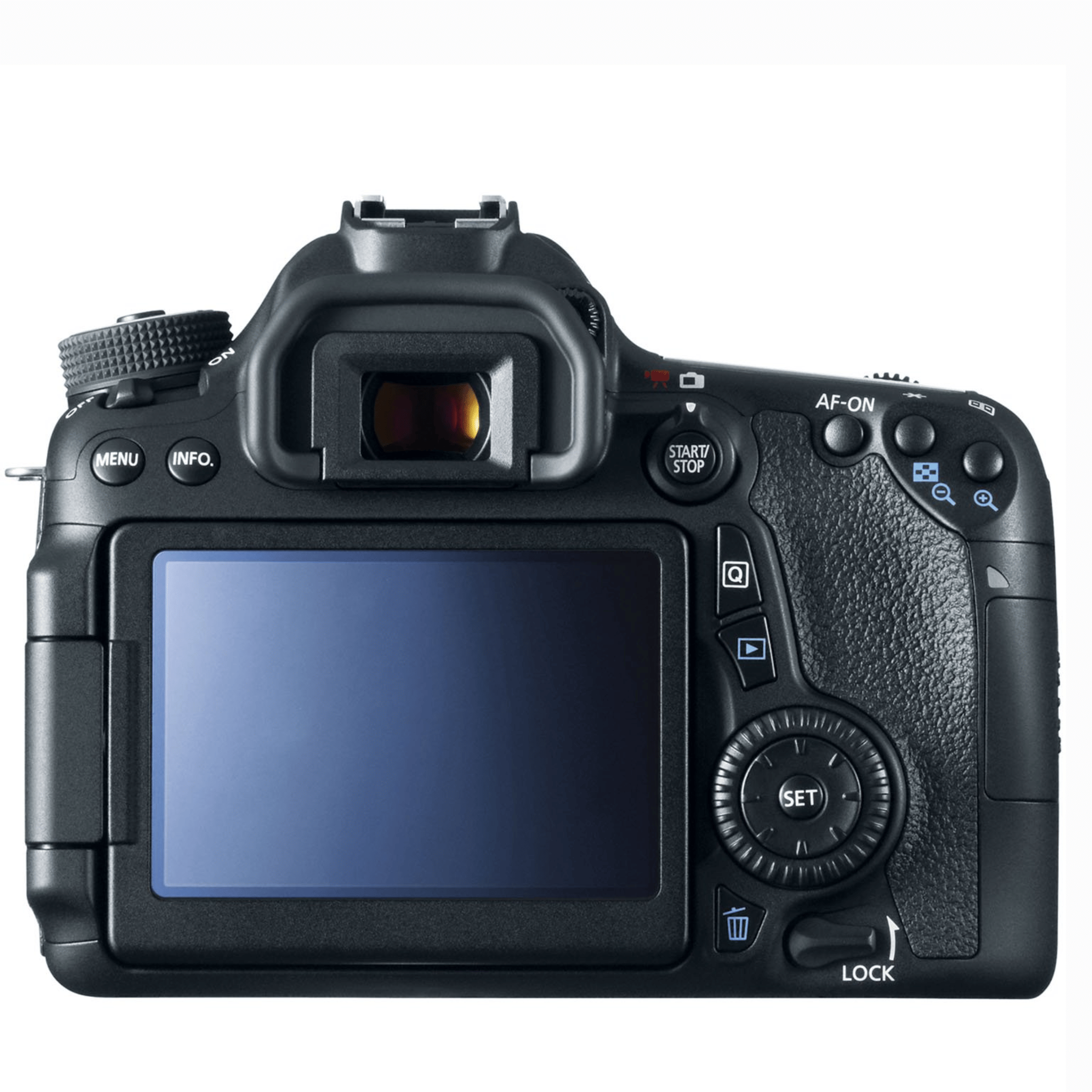 Canon 70D 20.2 MP DSLR - Refurbished_Black_Back_123853